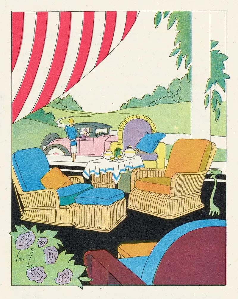 The Porch Made Colorful As A Garden