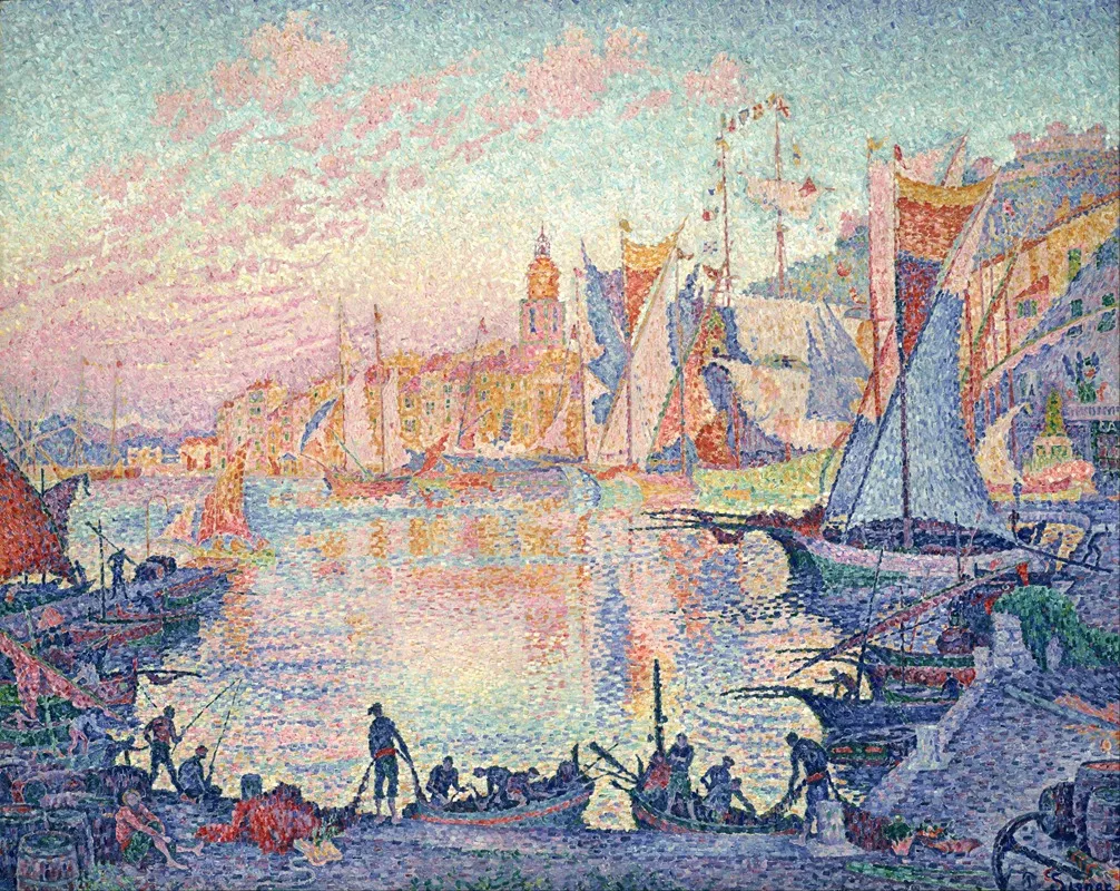 The Port Of Saint Tropez