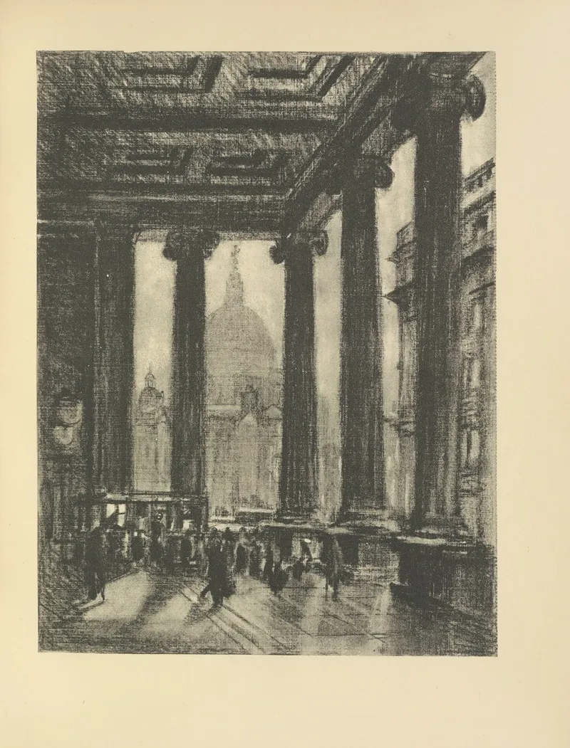 The Post Office 3 by Joseph Pennell - Canvas Print