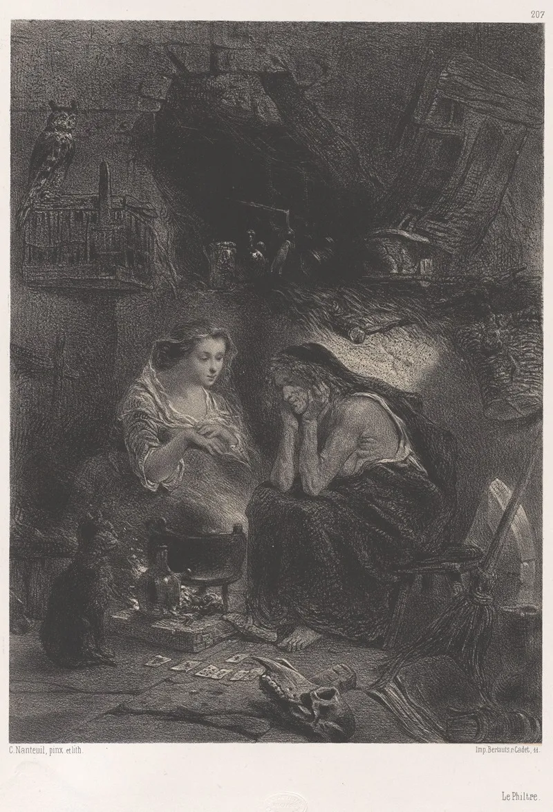 The Potion by Celestin Nanteuil - Canvas Print
