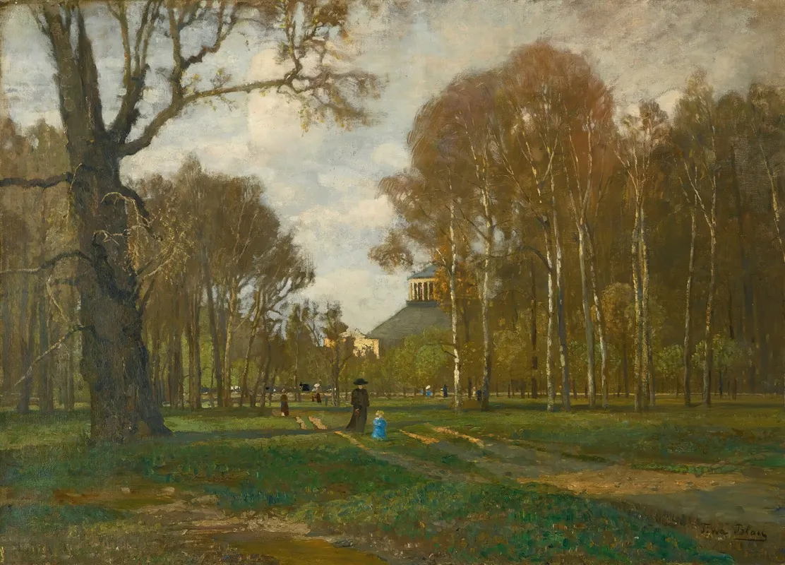 The Prater And Rotunda Vienna