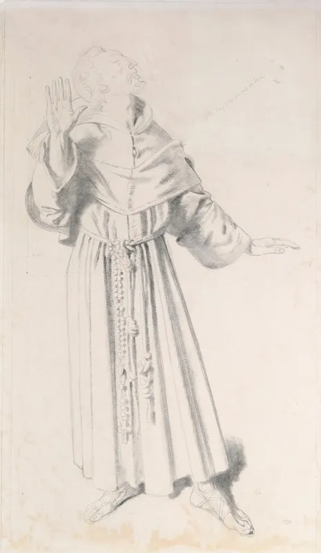The Priest Study For The Holy Well