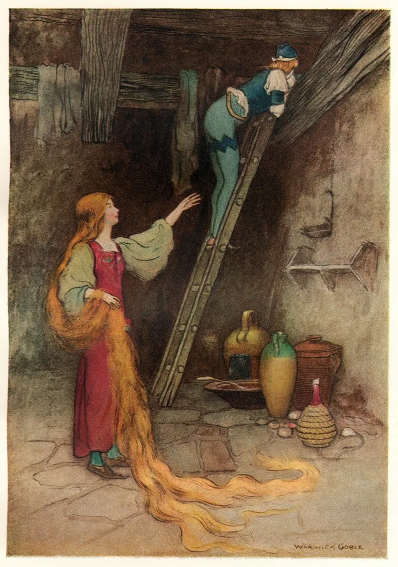 The Prince And Parsley Looking For The Gall Nuts by Warwick Goble - Canvas Print