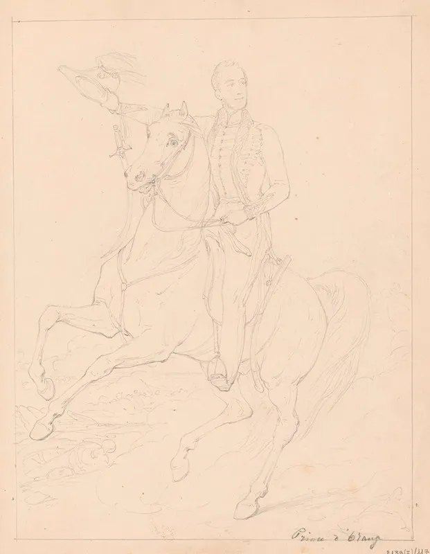 The Prince Of Orange At Waterloo