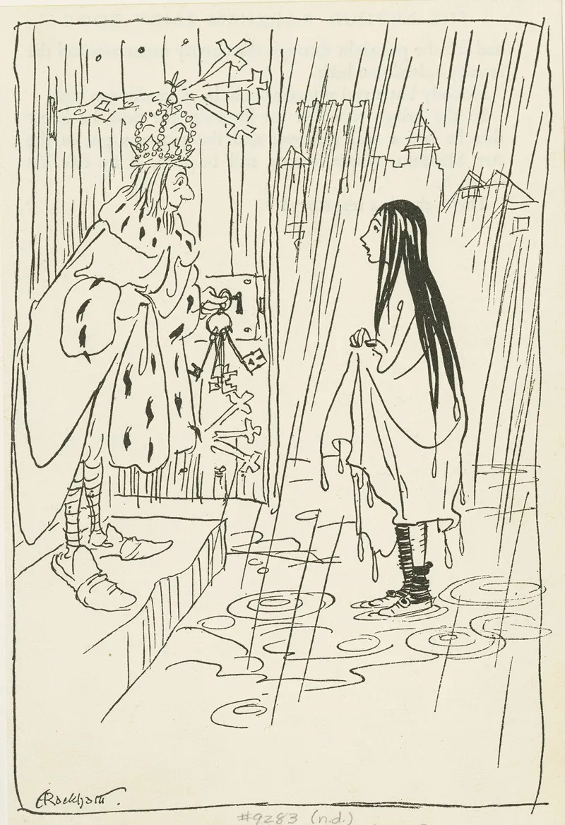The Princess And The Pea by Arthur Rackham - Canvas Print