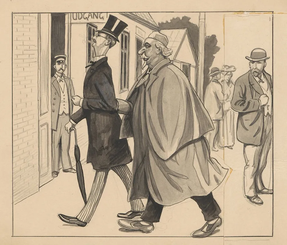 The Professor Is Coming by Alfred Schmidt - Canvas Print