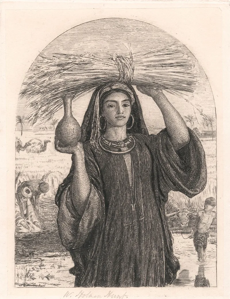 The Prosperity Of Egypt by William Holman Hunt - Canvas Print