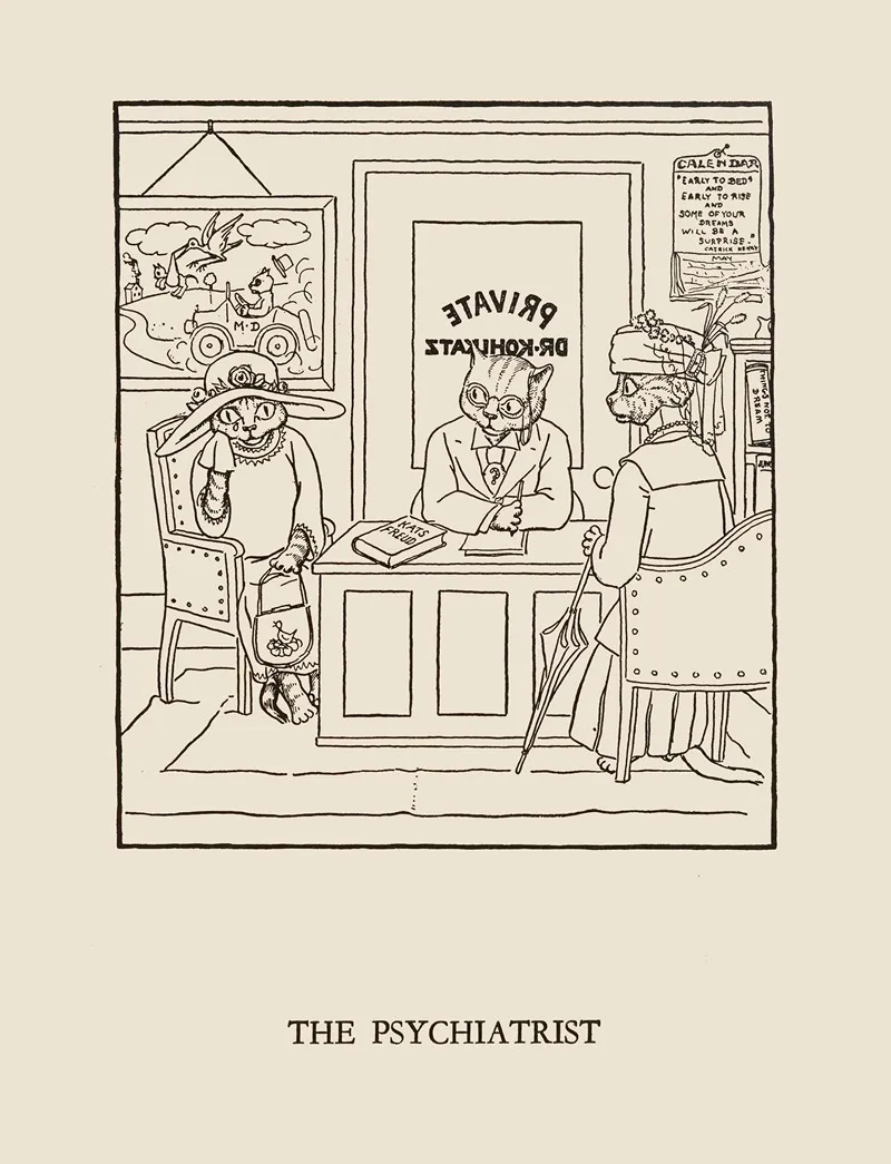 The Psychiatrist by William Ely Hill - Canvas Print