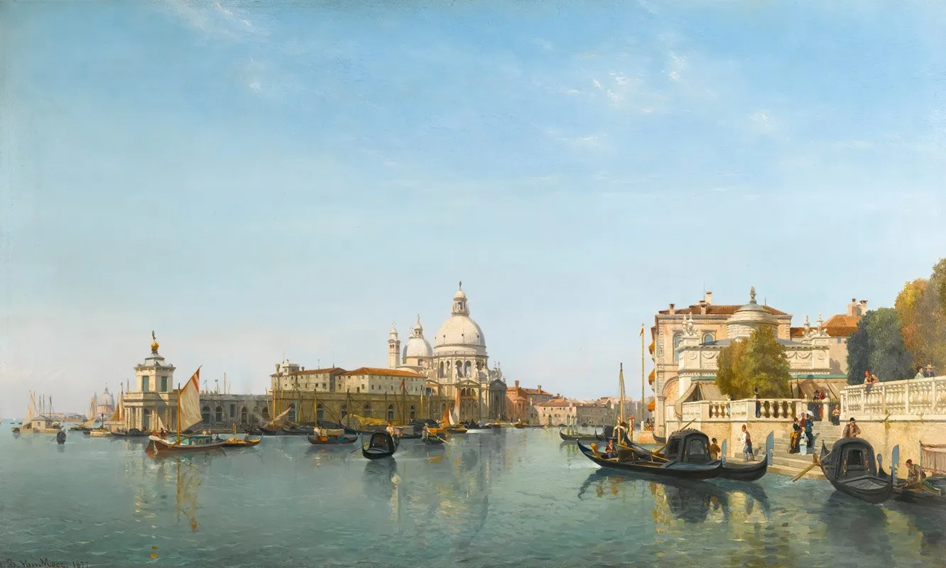 The Punta Della Dogana And Grand Canal Venice