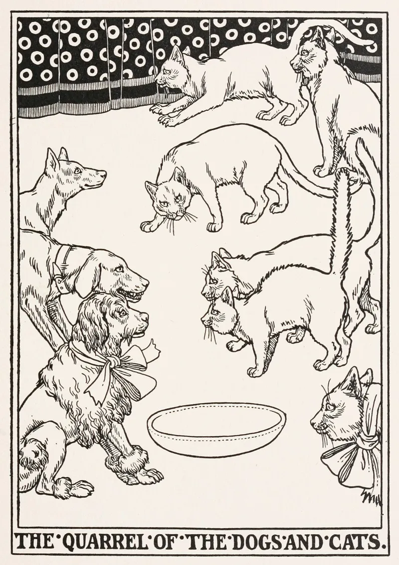 The Quarrel Of The Dogs And Cats