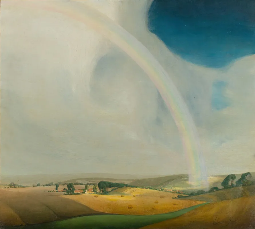 The Rainbow 9 by Valerius De Saedeleer - Canvas Print