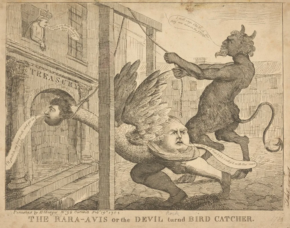 The Rara Avis Or The Devil Turnd Bird Catcher