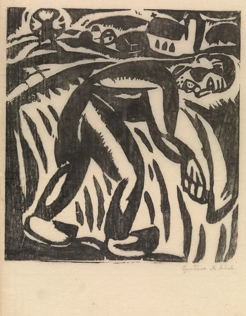 The Reaper by Gustave De Smet - Canvas Print