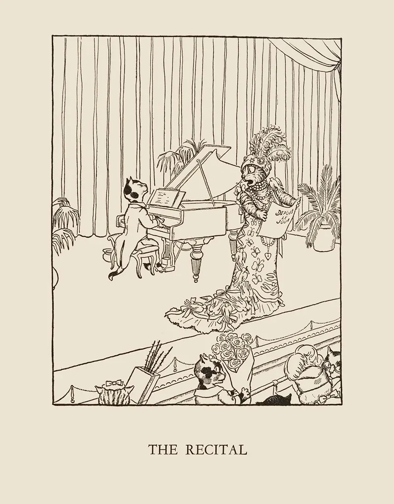 The Recital 3 by William Ely Hill - Canvas Print
