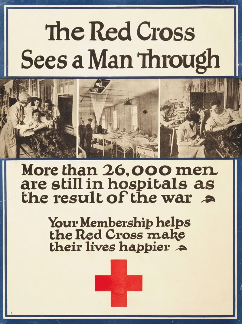 The Red Cross Sees A Man Through