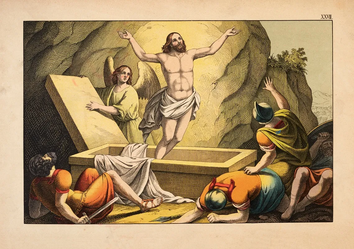 The Resurrection 44 by Theodor Eckardt - Canvas Print