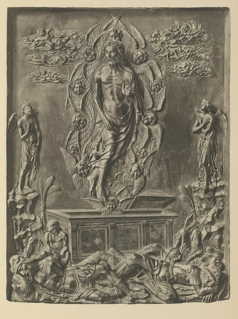 The Resurrection Lorenzo Di Pietro Called Vecchietta School Of Siena by Wilhelm von Bode - Canvas Print