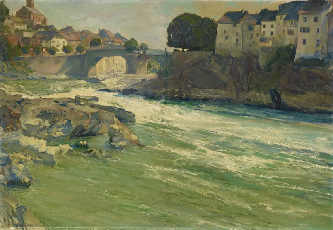 The Rhine At Laufenburg 2