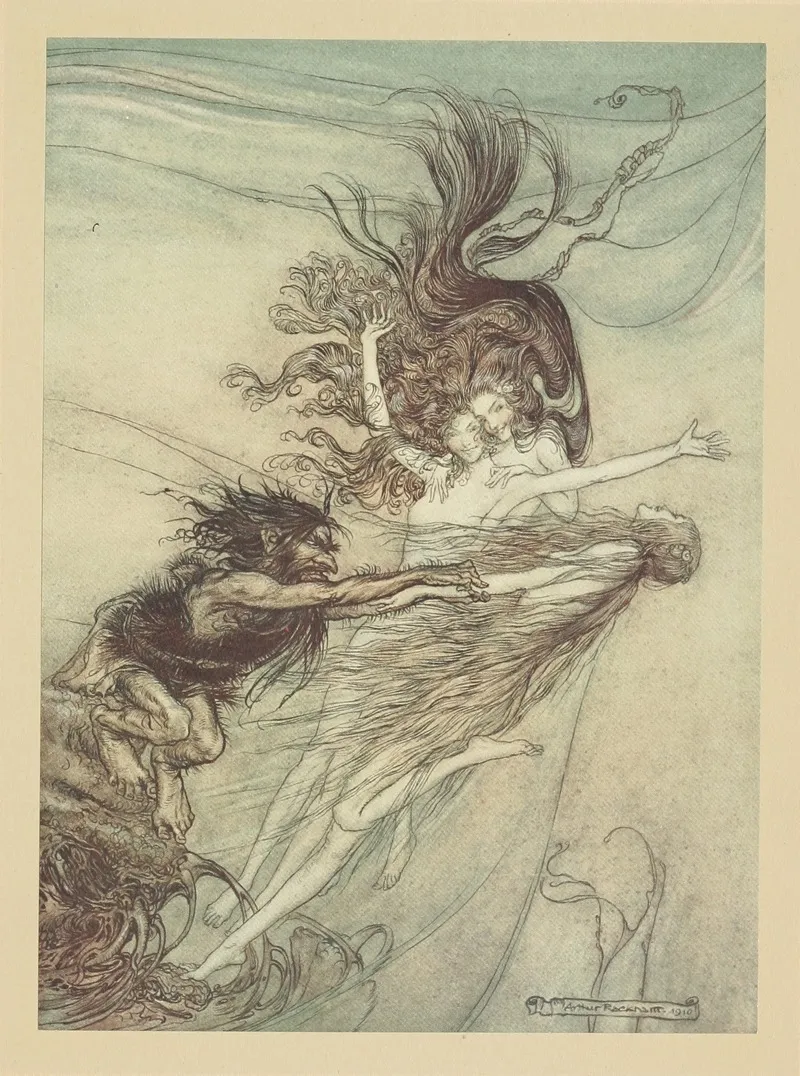 The Rhine Maidens Teasing Alberich