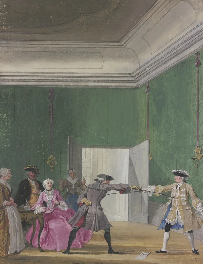 The Ridiculous Squire by Cornelis Troost - Canvas Print