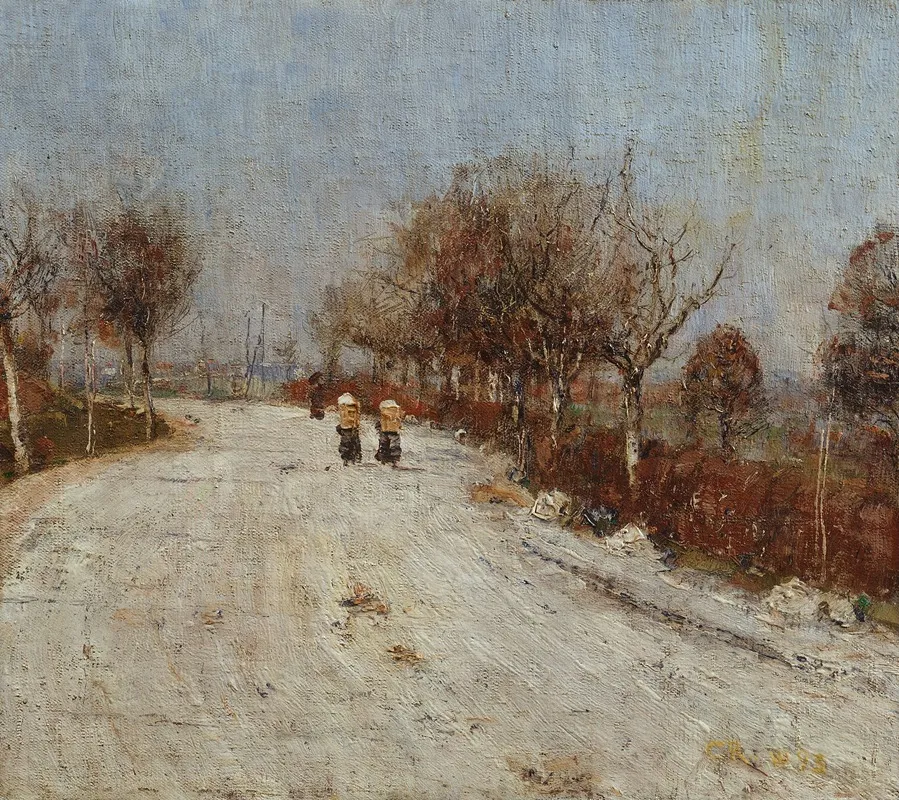 The Road To Gelmeroda by Christian Rohlfs - Canvas Print