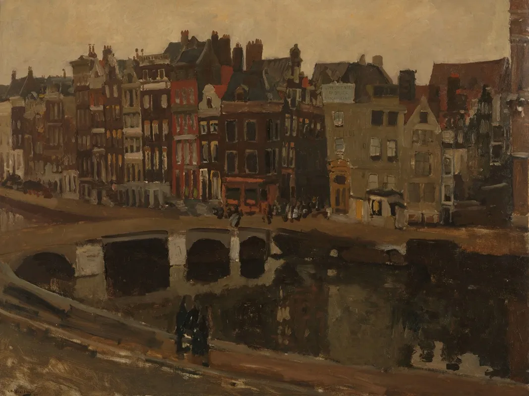The Rokin Amsterdam 3 by George Hendrik Breitner - Canvas Print