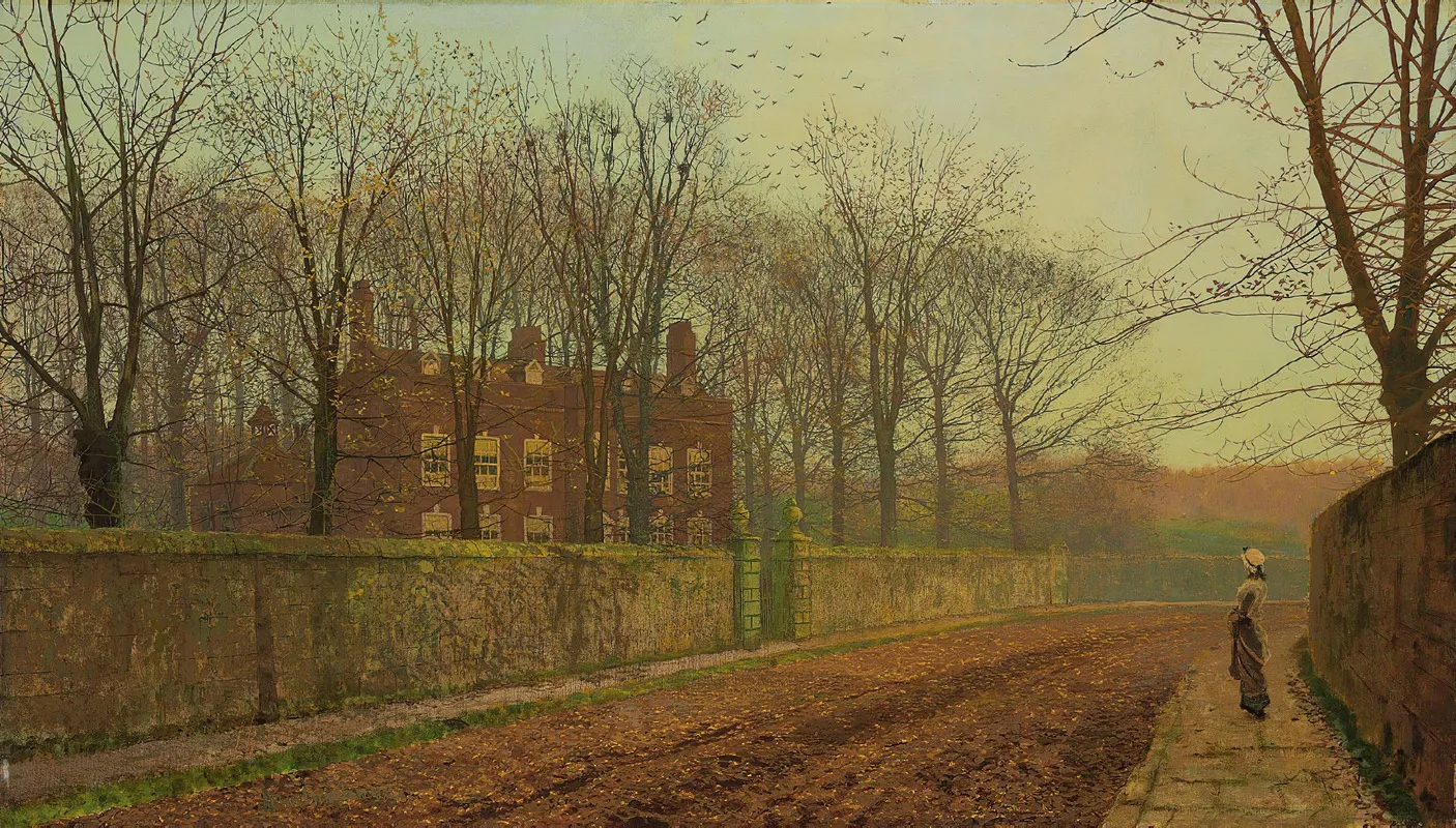 The Rookery by John Atkinson Grimshaw - Canvas Print