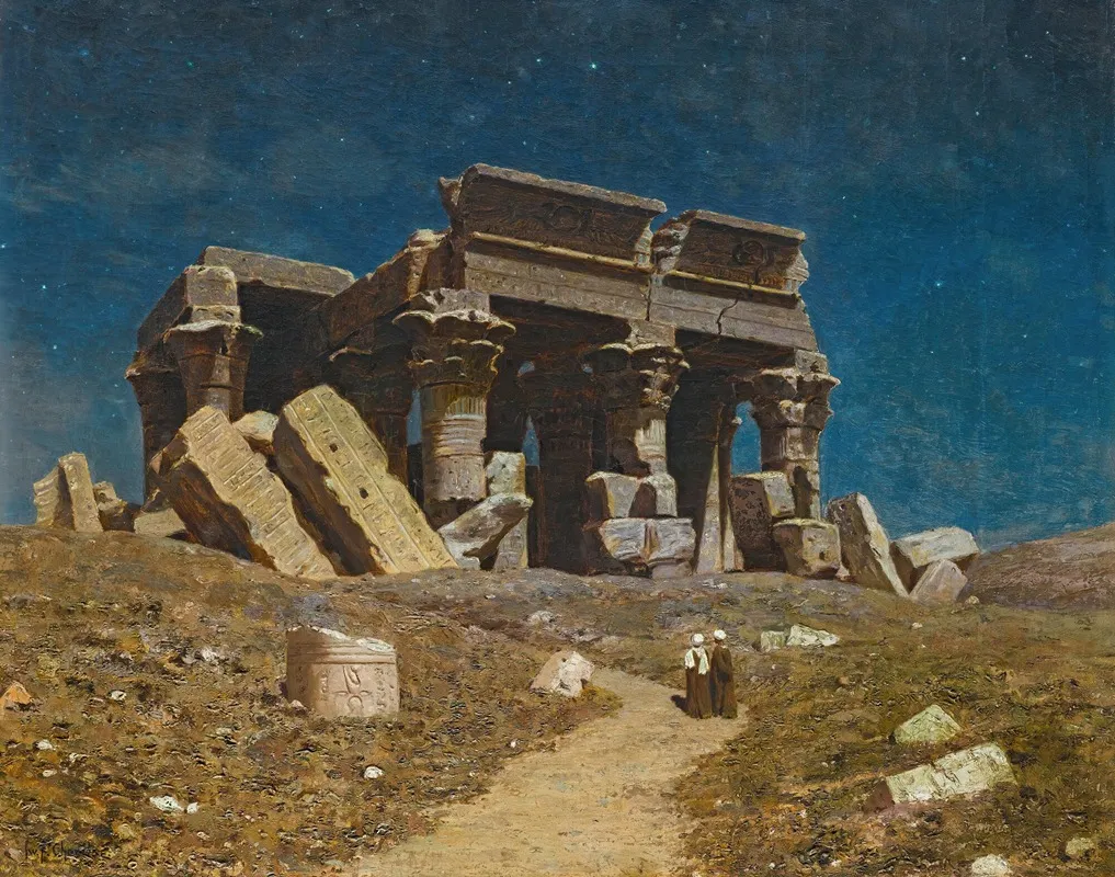 The Ruined Temple Of Kom Ombo Egypt