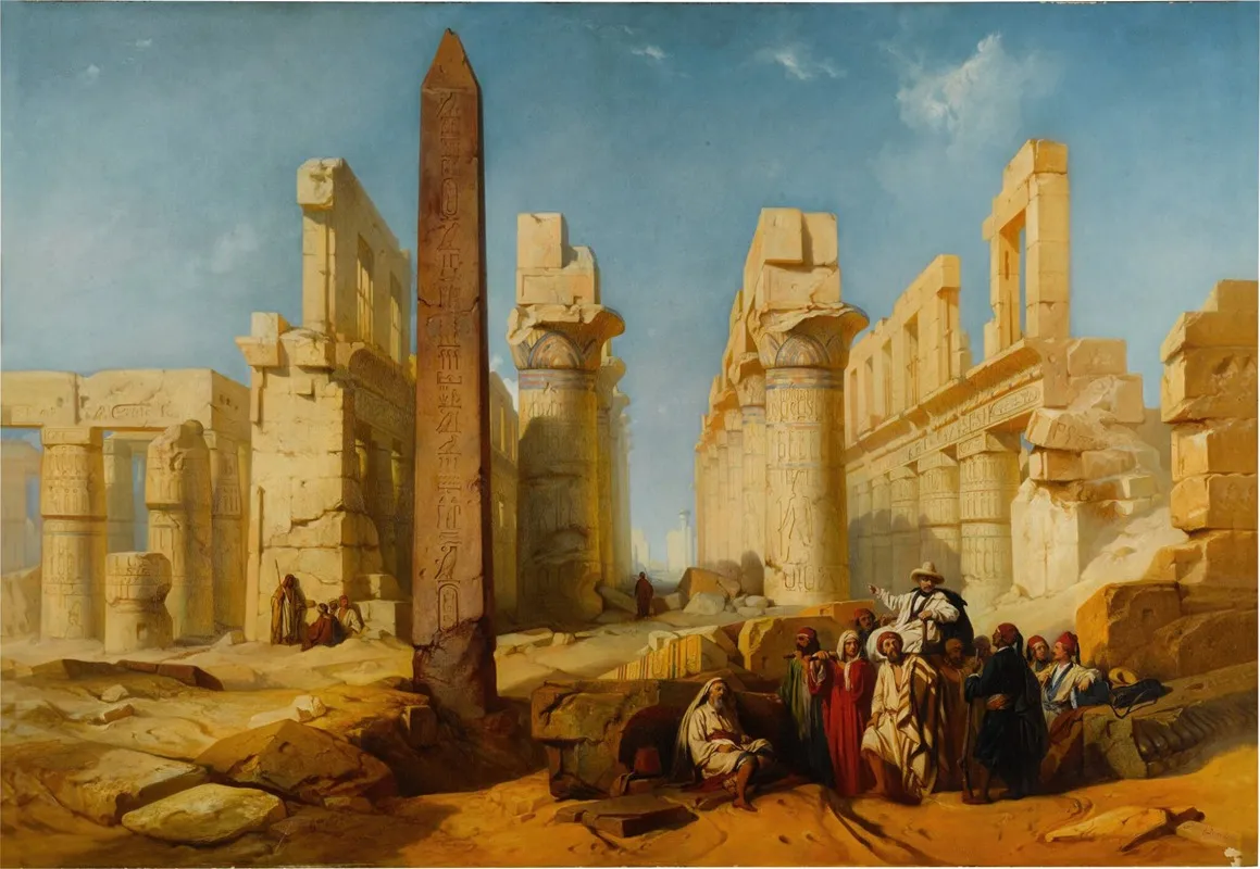 The Ruins Of Karnak At Thebes