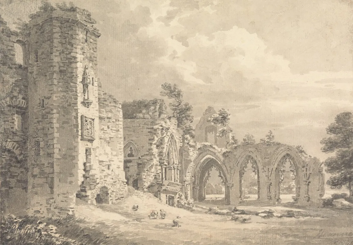 The Ruins Of The College Of Lincluden Near Dumfries