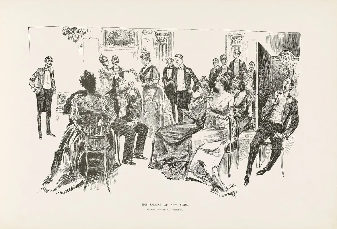The Salons Of New York At Mrs Howard Van Toppings