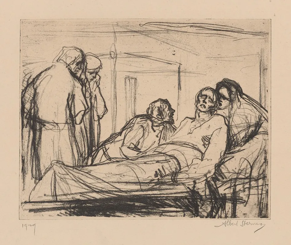 The Samaritans by Albert Sterner - Canvas Print