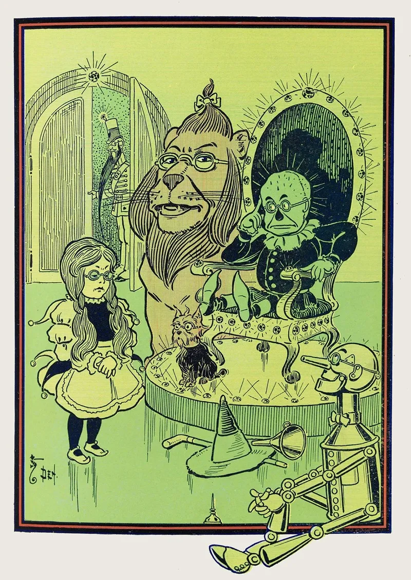 The Scarecrow Sat On The Big Throne