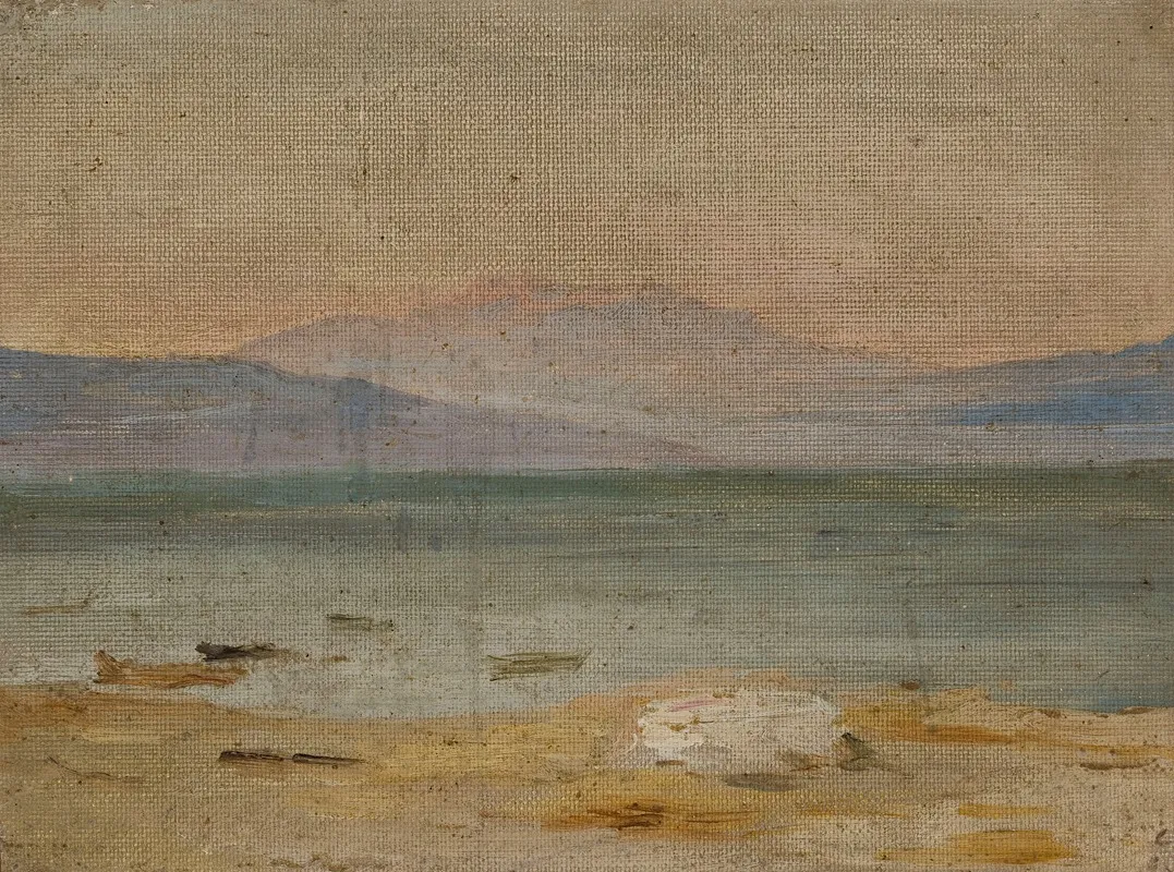 The Sea Of Galilee From The Journey To Palestine