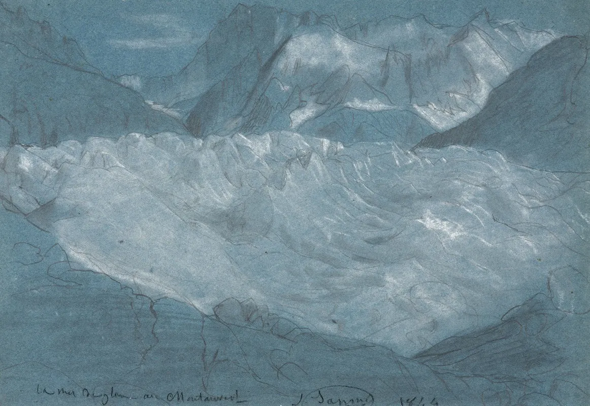 The Sea Of Ice At Montenvers Chamonix