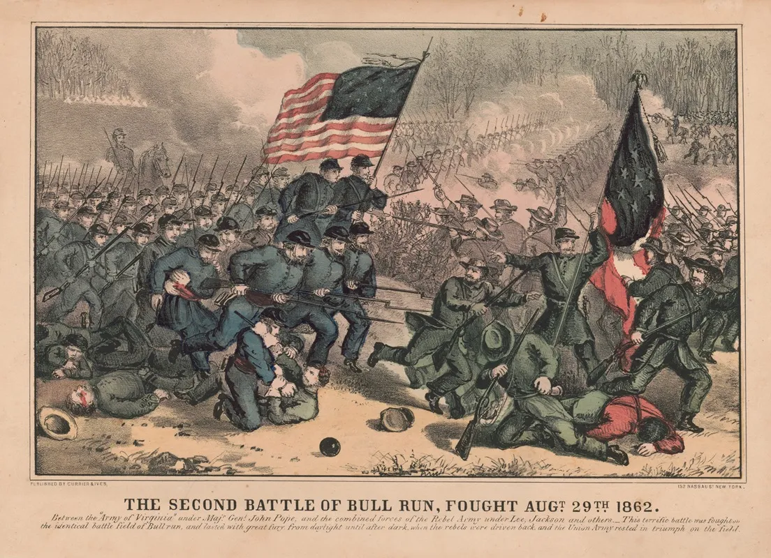 The Second Battle Of Bull Run Fought Augt 29th 1862