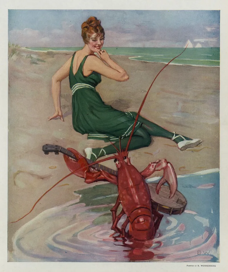 The Serenade 5 by Brynolf Wennerberg - Canvas Print