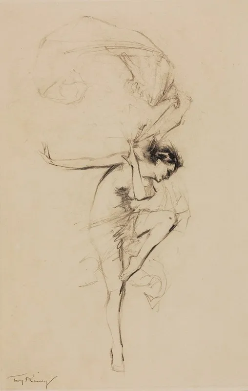 The Seventh Veil by Troy Kinney - Canvas Print