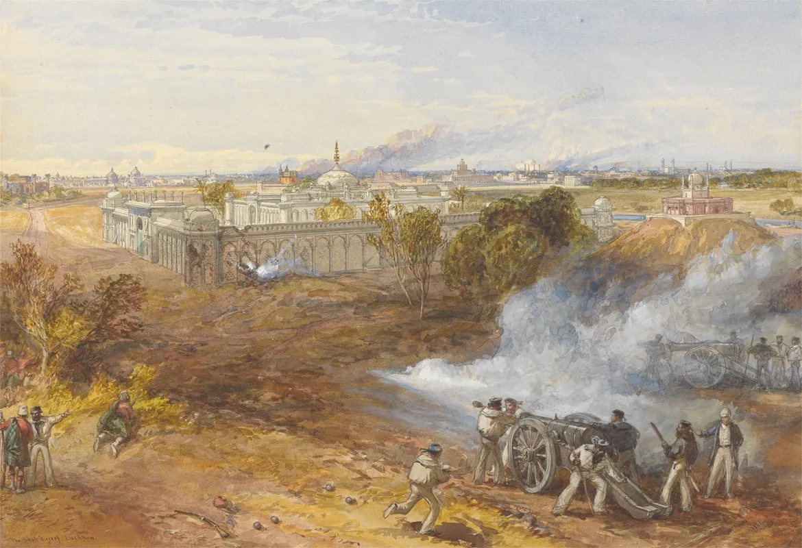 The Shah Nujeef by William Simpson - Canvas Print