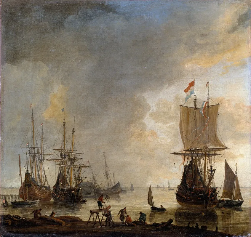 The Ship Yard In Amsterdam