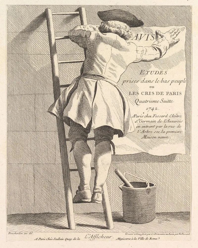The Sign Poster by Edmé Bouchardon - Canvas Print