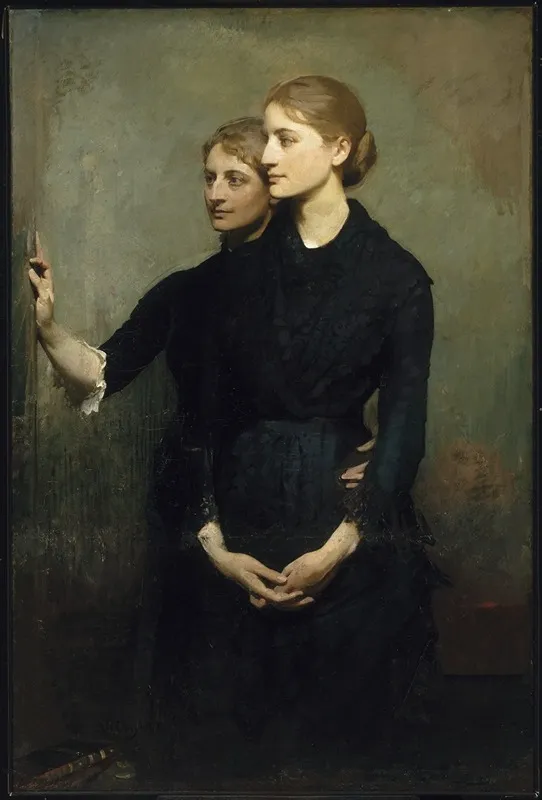 The Sisters 5 by Abbott Handerson Thayer - Canvas Print