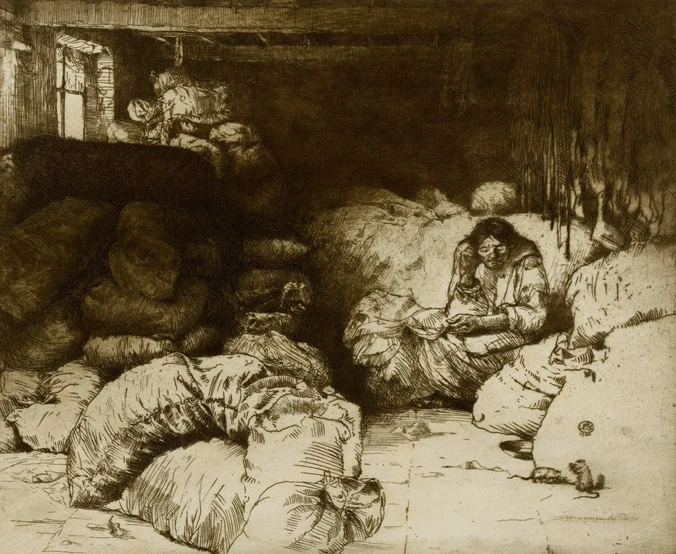 The Sleeping Rag Vendor
