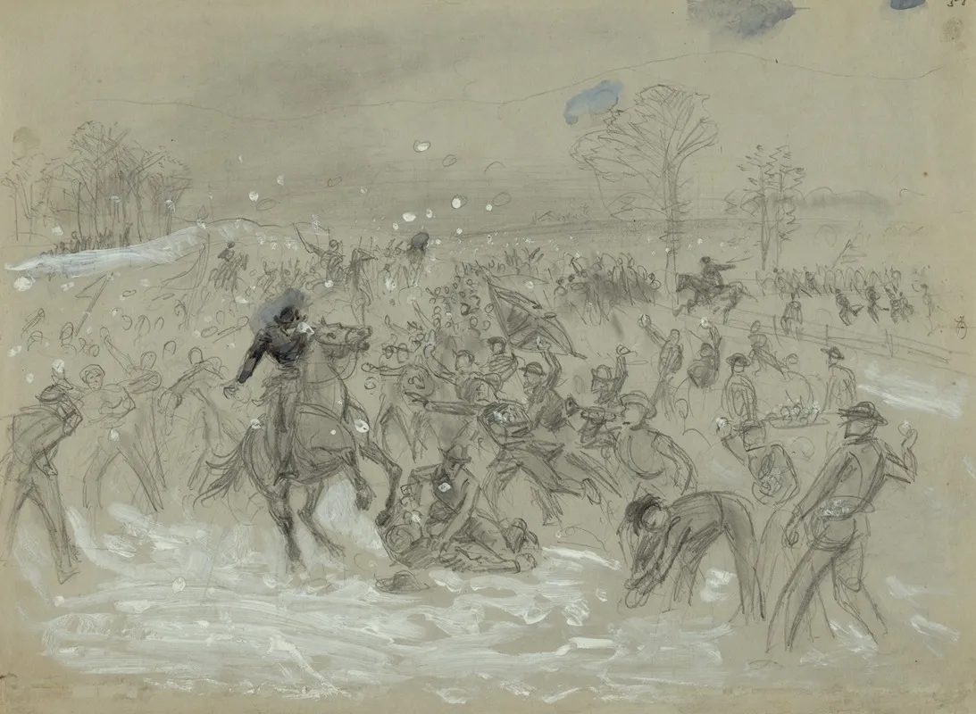 The Snowball Battle Near Dalton Georgia