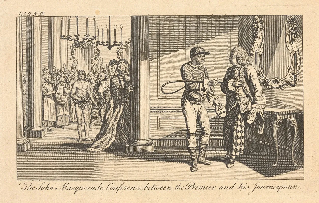 The Soho Masquerade Conference Between The Premier And His Journeyman