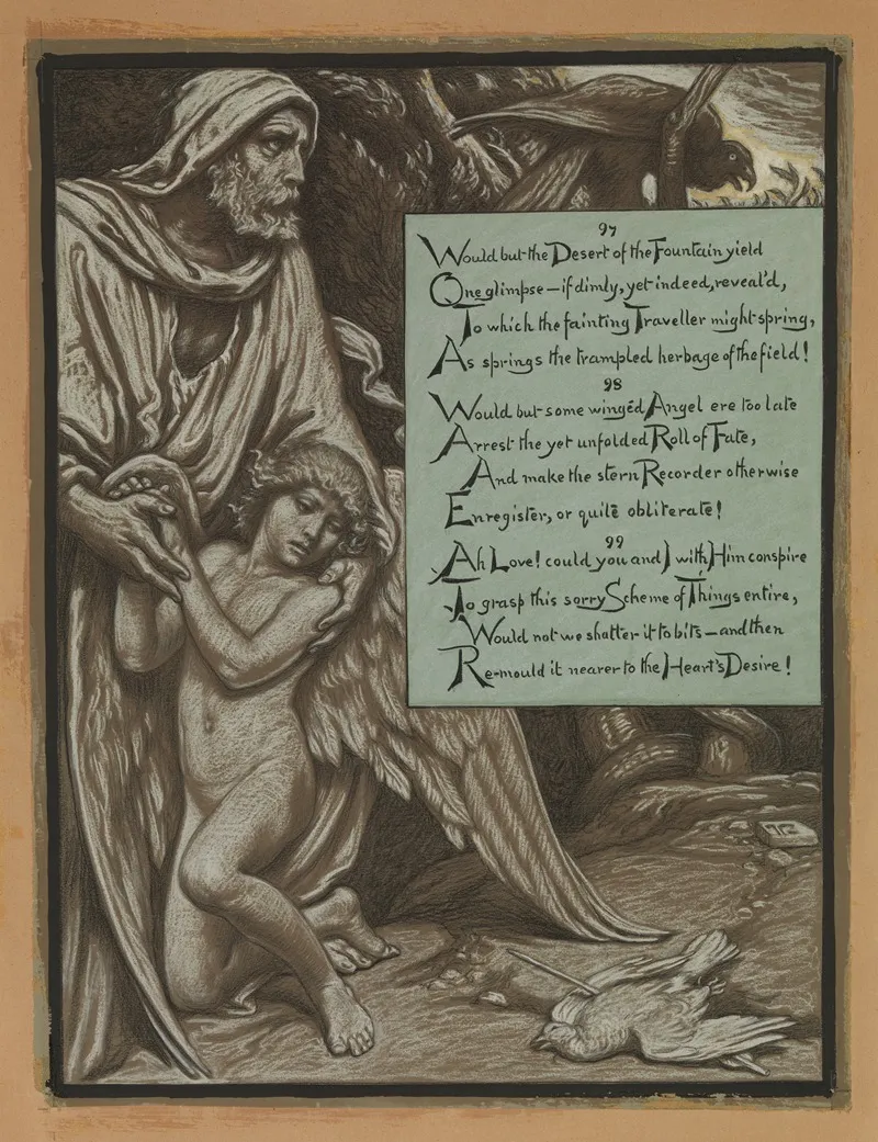 The Sorry Scheme by Elihu Vedder - Canvas Print