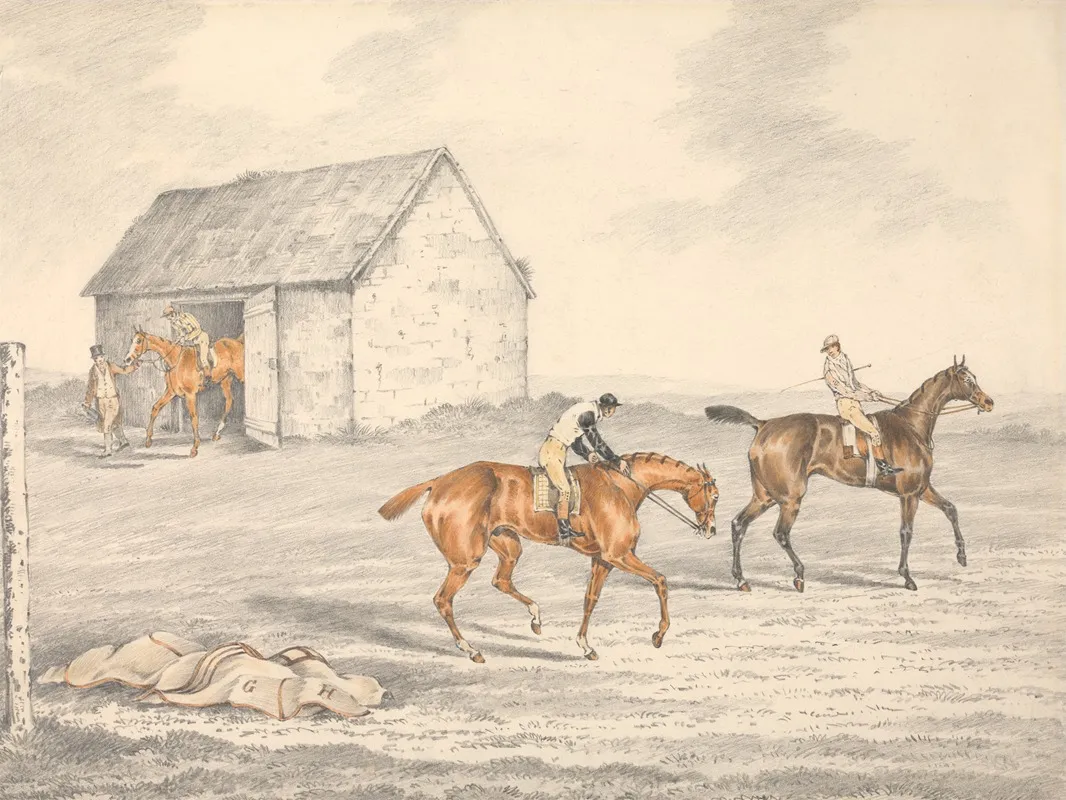 The St Leger Doncaster Preparing To Start