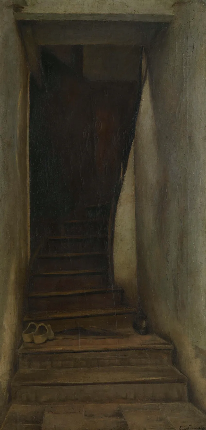 The Staircase 2 by Eugène Laermans - Canvas Print