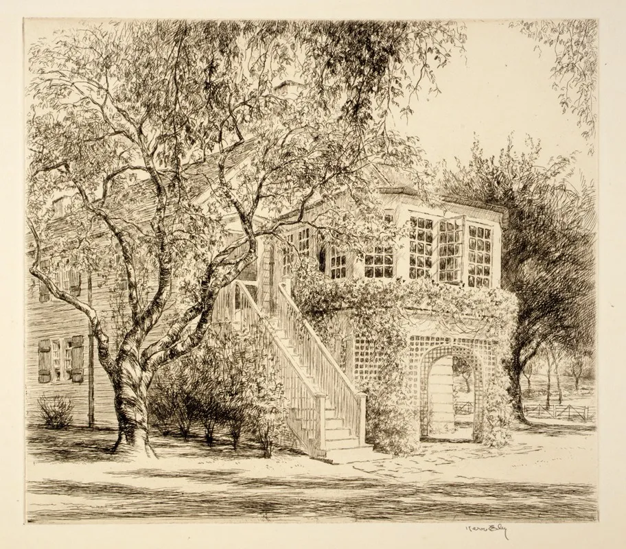 The Stairway by Kerr Eby - Canvas Print