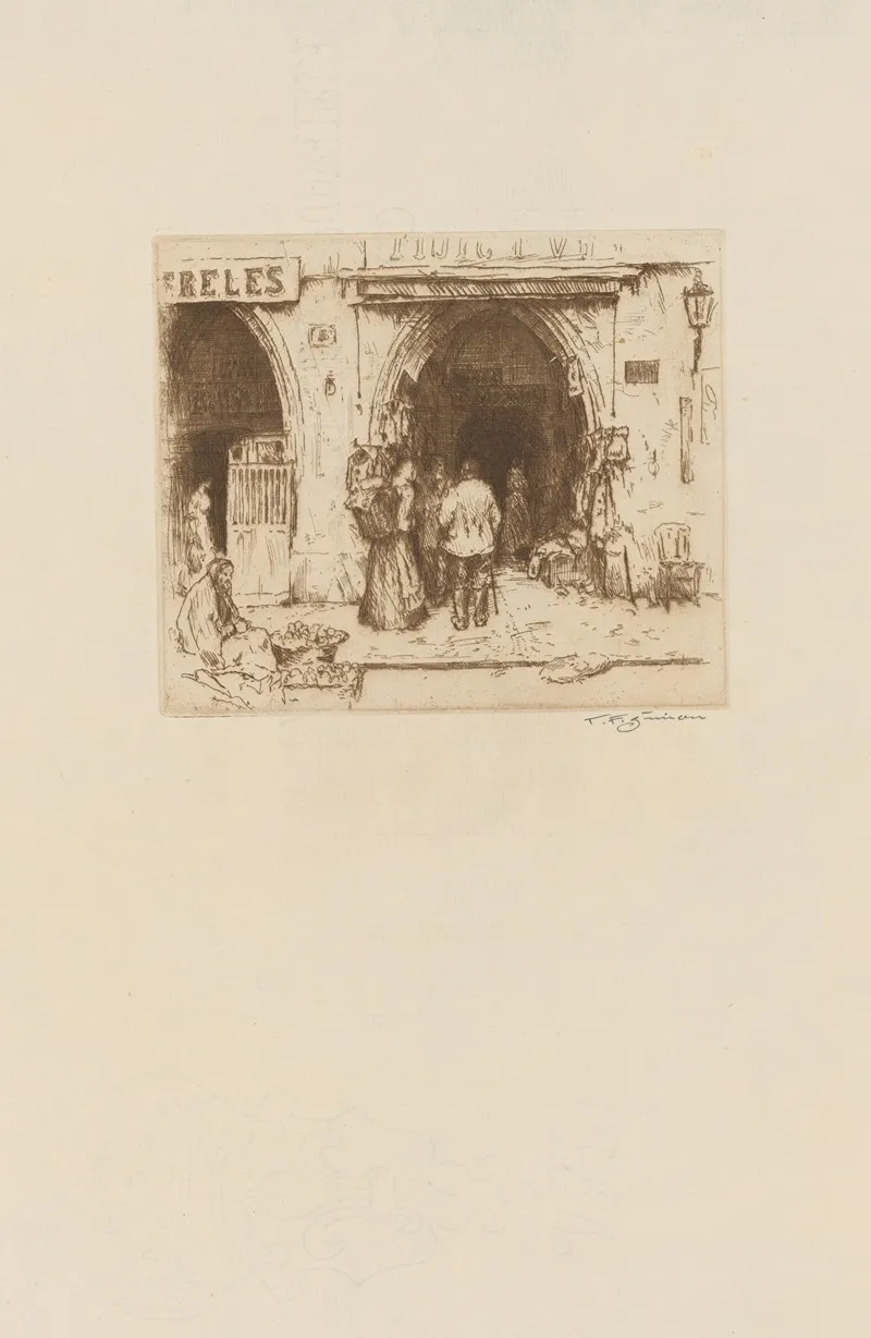 The Stalls In The Old Town